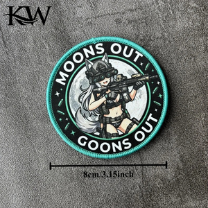 EDC Tools Patch Tactical Morale Badge PVC <b>Hook</b> and Loop Backpack Clothing Decorative Accessories Stickers Armband - Product Image 5