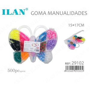 Ilan Elastici per Artigianato Butterfly Box 500 Pezzi 15x17Cm - Product Image 3