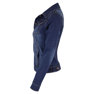 Wholesale High Quality Cotton <b>Jacket</b> <b>Custom</b> Women <b>Denim</b> <b>Jacket</b> Slim <b>Denim</b> <b>Jacket</b> - Product Image 2
