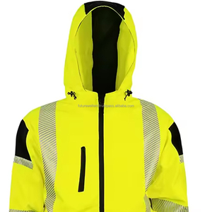 Ropa de trabajo para hombre, chaqueta de manga larga personalizada con capucha, chaquetas de invierno para trabajo, chaqueta de trabajo transpirable impermeable de la mejor calidad - Product Image 5