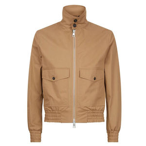 Blouson bomber bleu marine pour homme, coupe moderne et ajustée, veste zippée, streetwear urbain, vêtements d'extérieur - Product Image 4