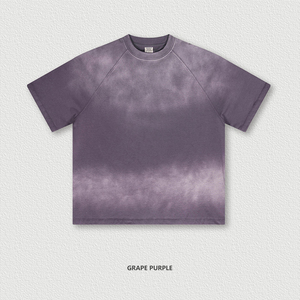 เสื้อยืดผู้ชายไซส์ใหญ่ ผ้าฝ้าย 100% ปรับแต่งได้ ทรงโอเวอร์ไซส์ ไหล่ตก ทรงบ็อกซี่ หนานุ่ม ใส่สบายสำหรับฤดูร้อน สไตล์ลำลอง แบบเรียบ - Product Image 1
