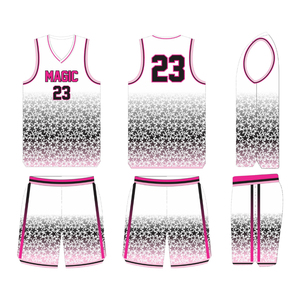 Full Sublimation Printing Basketball Uniforms Jersey Vests & Shorts Sets <b>Athletic</b> Sportswear 2 Piece Shorts Set in Low MOQ - Product Image 4