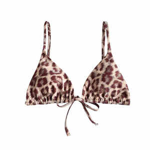 Bikini Set Women Halter Top String <b>Thong</b> Swimsuit Two-Piece Solid Eco-Friendly Breathable Removable Beachwear - Product Image 5