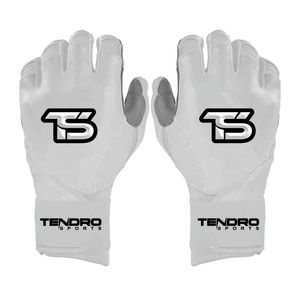 Guantes de Béisbol de Cuero Bruce Bolt Azul Claro, Verde Azulado y Azul Marino, Acolchados, con Cierre de Gancho y Bucle, Unisex, para Adultos, Entrenamiento Profesional de Alto Nivel - Product Image 3