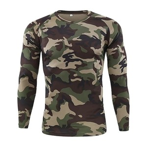 Camisas de Camuflaje de Secado Rápido al por Mayor, Camisa de Caza Sublimada de Manga Larga para Hombre, Transpirable y que Absorbe la Humedad - Product Image 3