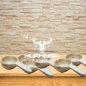 Tasse à café ou à thé en bois de manguier écologique de qualité supérieure avec poignée, design luxueux pour la maison ou la restauration, artisanat MUAWIYAH - Product Image 3