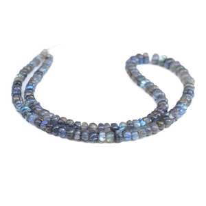 Cuentas de Labradorita Azul Natural Talladas en Forma de Melón, Cuentas Sueltas de Alta Calidad para la Elaboración de Joyería - Product Image 2