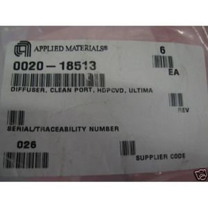 6 AMAT 0020-18513, ดิฟฟิวเซอร์, ช่องทำความสะอาด, HDPCVD - อุปกรณ์และอะไหล่เซมิคอนดักเตอร์ระดับโลกที่เชื่อถือได้ - Product Image 1