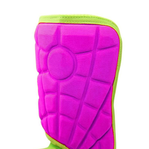 Espinilleras Rosas con Ribete Verde para Niños, Protección Deportiva, Entrenamiento, Práctica y Uso Atlético Durante Toda la Temporada - Product Image 6