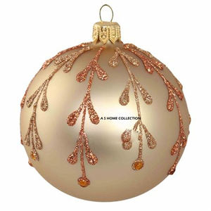 Boules de Noël en acier inoxydable poli brillant, grande taille, vierges pour sublimation, décorations pour sapin de Noël - Product Image 3