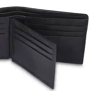 Portefeuille pour homme en cuir de vachette véritable, couleur blanc et noir, porte-cartes de crédit, cadeau pour lui, nouveau portefeuille design - Product Image 6