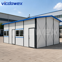 VICDOWEX Maison préfabriquée contemporaine personnalisée de type K en panneaux sandwich d'acier pour construction modulaire, camp, bureau ou logement de travailleurs