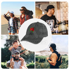 Casquettes en jean décontractées 100 % coton respirantes et légères pour hommes – Confort toutes saisons, design personnalisable - Product Image 6