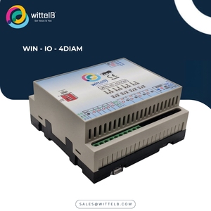 Wittelb โมดูล IO อุตสาหกรรม3อนาล็อกอินพุต4พอร์ตอินพุตดิจิตอล Modbus RTU RS485ป้องกัน IP55พลาสติก ABS 230V - Product Image 1