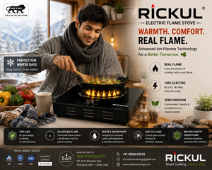 Cocina de Plasma Rickul de un Solo Quemador, 3.0KW, Superficie de Vidrio, Eficiencia Energética Clase A, Portátil, Garantía de 1 Año - Product Image 5