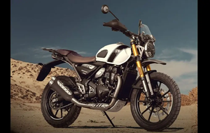 Moto TRIUMPH "SCRAMBLER 400 X" avec cadre noir, style sport Scrambler - Product Image 2