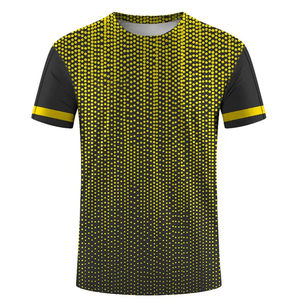 เสื้อเชิ้ตผู้ชายพิมพ์ลายเต็มตัวแบบซับลิเมชั่น แขนเสื้อแบบแร็กแลน แขนเสื้อตัดกัน เสื้อทีมสั่งทำ เสื้อผ้ากีฬา ระบายอากาศได้ดี โพลีเอสเตอร์ เสื้อยืดสำหรับฝึกซ้อม - Product Image 5
