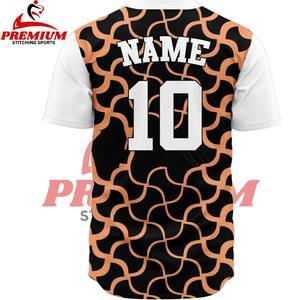 Camiseta de Béisbol con Logotipo Bordado Personalizado, Última Llegada, Camiseta de Béisbol de Corte Regular en Color Sólido para Equipos Deportivos - Product Image 2