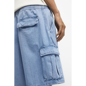 Nouveau style streetwear 2025 – Short en jean décontracté pour homme, coupe unie, coupe-vent, écologique, respirant, séchage rapide – Vente en gros - Product Image 2