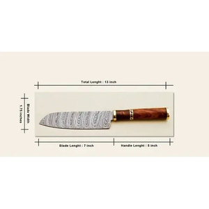 Tijeras con Logotipo Personalizado, Cuchillo de Acero de Damasco para Belleza con Mango de Madera y Funda de Cuero - Product Image 2