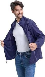 Chaqueta Cortavientos Impermeable y Transpirable de Invierno con Cuello Alto Delgado Estilo Urbano para Hombre y Mujer, con Logotipo y Color Personalizados - Product Image 5