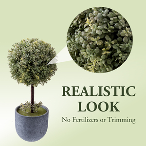 Mygift nhân tạo gỗ Hoàng Dương Cây Cảnh Trong màu xám planter-cao cấp trong nhà giọng - Product Image 3