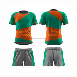 Uniforme de Rugby Personalizado con Estampado de Manga Corta, Venta al Por Mayor OEM - Product Image 4