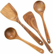 Juego de 2 Cucharas de Madera de Acacia FAIZA CRAFT Personalizadas para Condimentos de Cocina, Café, Té, Miel y Postres, Solo Lavar a Mano - Product Image 5