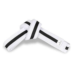 Ceinture de championnat de Taekwondo, Karaté, Jiu-Jitsu, Judo en tissu de coton, grammage lourd, taille et design personnalisés, ajustement professionnel - Product Image 1