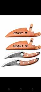 Couteau de Chef Professionnel Personnalisé ENGR TRADERS CO. ETS-073 en Acier Damas VG10, 8 Pouces, Manche en Résine, Ensemble d'Instruments en Bois CE - Product Image 5