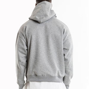 Nouveau 2026 – Sweat à capuche décontracté personnalisé pour homme, coupe régulière, poche surdimensionnée, hiver, 100 % coton, imprimé sportif, personnalisable – Vente en gros - Product Image 4