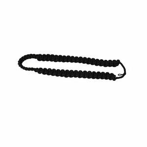 OEM ODM 2026 Lanières de sécurité noires professionnelles personnalisées avec logo, lanières en viscose de qualité supérieure - Product Image 4