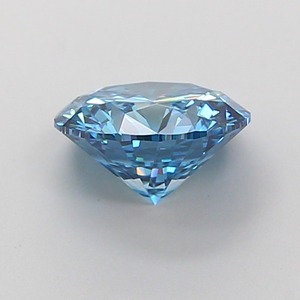 Diamante redondo de laboratorio tipo boutique, 1.70 ct, azul intenso fantasía, claridad VS2, pulido EX, CVD, piedra preciosa suelta de moda. - Product Image 2