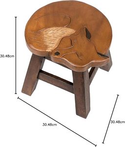 Custom Wooden Bird <b>Stool</b> Kids Chair Carved Animal Toddler Seat Tabletop for Bedroom Living <b>Room</b> Home Decor - Product Image 3