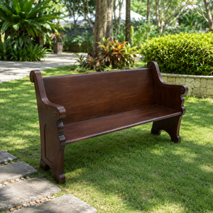 Banc d'église en teck massif, mobilier d'église en bois, sièges pour chapelle, cathédrale, salle de culte, mobilier religieux sur mesure - Product Image 5