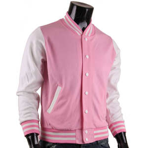 Vestes de sport tendance roses pour hommes en velours côtelé - Product Image 1