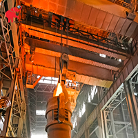 Pont roulant de fonderie à quatre poutres YZ Electric Ladle, capacité 50, 75, 100 tonnes, pour usine sidérurgique