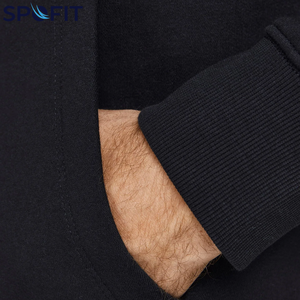 Vêtements de sport d'hiver pour hommes, sweats à capuche de gym à séchage rapide, respirants, coupe régulière, avec fermeture éclair, pour garçons, OEM personnalisé, unisexe - Product Image 4