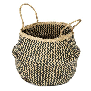 Cestas de rafia trenzadas a mano, la mejor opción de cestas de paja, tejido grueso, venta al por mayor, precio más bajo - Product Image 5