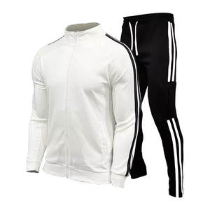 High Quality Breathable Sweatsuit Jogging Elastic Waist Cargo Jersey <b>Track</b> <b>Jacket</b> Set Tech Fleece Custom Logo Autumn for Men - Product Image 4
