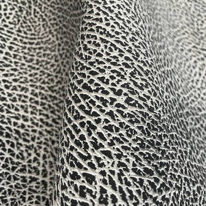 Cuir de vachette pleine fleur gaufré motif grain d'éléphant, très demandé, pour artisanat, ceintures, meubles, sacs à main, chaussures, bagages - Product Image 1
