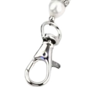 Pearl Beaded Lanyard Necklace Women Phone Strap <b>ID</b> <b>Holder</b> Keychain Colorful Beads Fashion Accessory Stylish Gift - Product Image 6