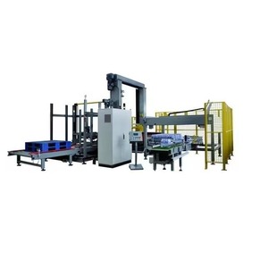 Machine de palettisation industrielle robuste pour bouteilles en verre, plastique et PET, lignes de production, automatisation efficace de l'emballage - Product Image 4