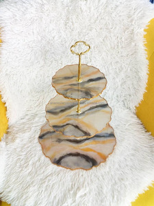 Luxury Resin <b>Cake</b> <b>Stand</b> Elegant Dessert Display <b>Stand</b> for Wedding and Events - Product Image 2