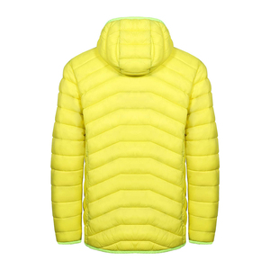 เสื้อแจ็คเก็ตพัฟเฟอร์แบบมีฮู้ดสำหรับผู้ชาย ผลิตตามสั่ง ขายส่ง OEM กันน้ำ กันลม วัสดุคุณภาพสูง ระบายอากาศได้ดี ขนาดและโลโก้สั่งทำได้ - Product Image 2