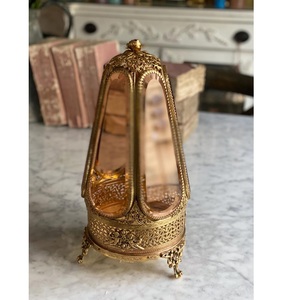 <b>Vanity</b> Storage Box Luxurious Brass Aluminum Decorative Metal Storage Decor Hotel Boxes Home Table Decoration Aluminum Storage - Product Image 4