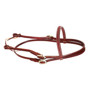 Brida de Cuero Hecha a Mano para Caballo, Completa con Ajuste y Costuras Decorativas, Brida para Montar a Caballo - Product Image 2