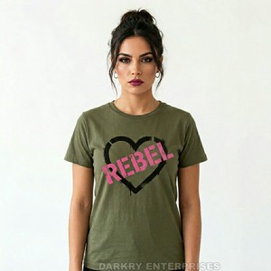 Camiseta de algodón rosa personalizada para mujer con estampado de collage de corazones vintage, estilo estético de scrapbook, venta al por mayor, etiqueta privada, top de verano para mujer - Product Image 3