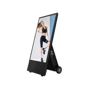 Écran publicitaire numérique pliable extérieur étanche IP65 personnalisé OEM le plus récent avec batterie, écran <span class=keywords><strong>tactile</strong></span> <span class=keywords><strong>portable</strong></span>, RoHS - Product Image 1